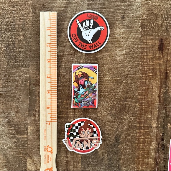 VANS STICKERS 10 UNIQUE STICKERS - Picture 2 of 5